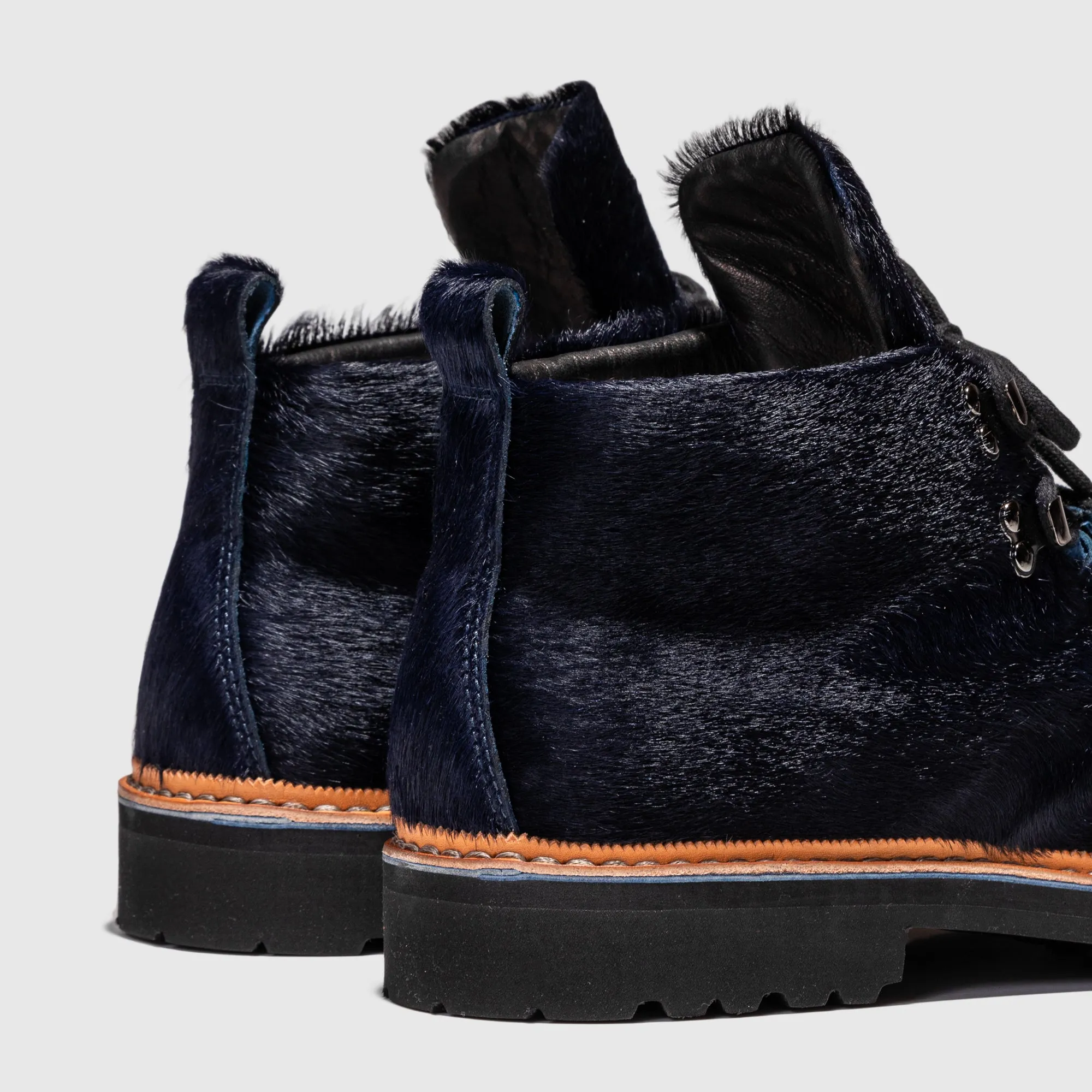 M-120 BOOT "NAVY PONY HAIR" X PACKER