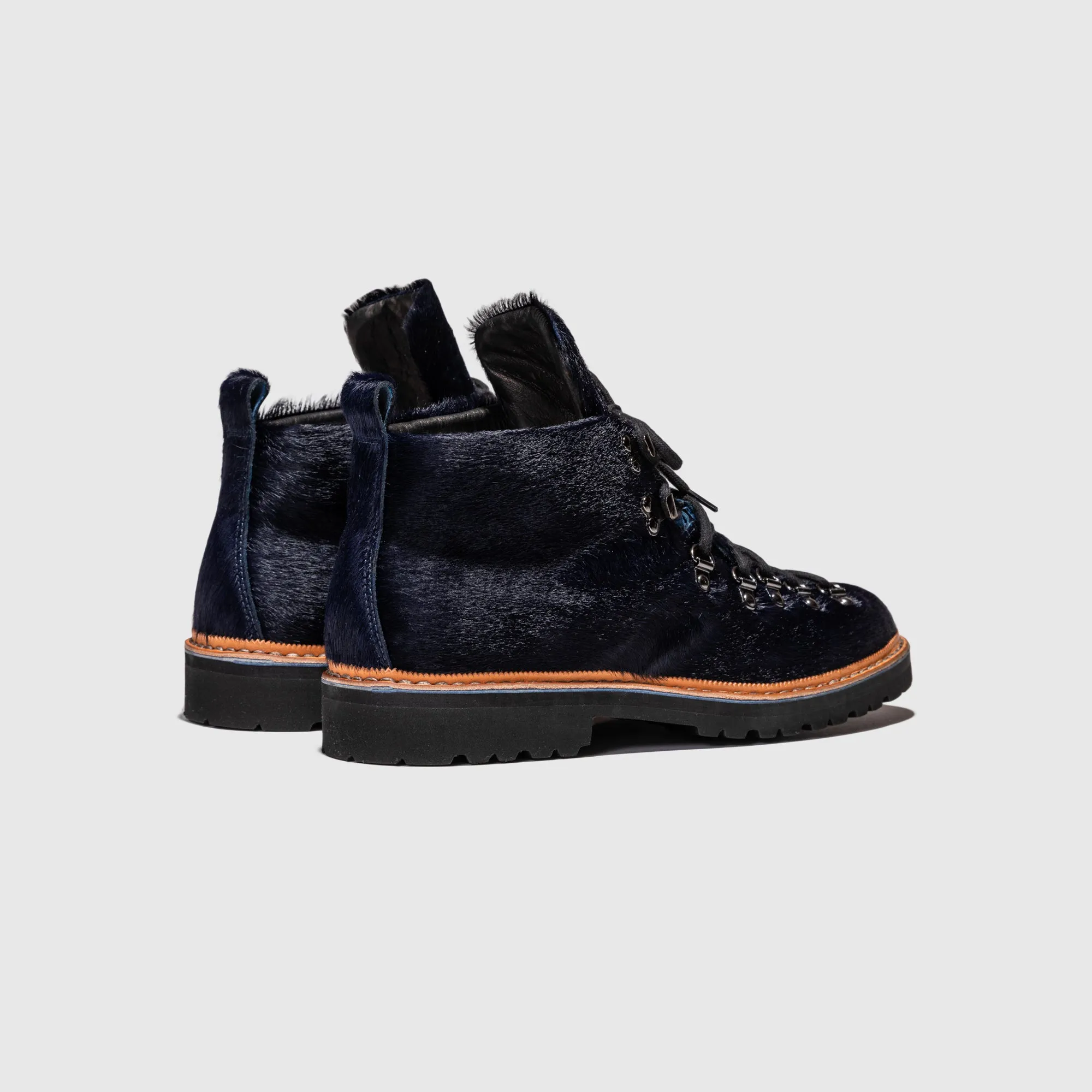 M-120 BOOT "NAVY PONY HAIR" X PACKER