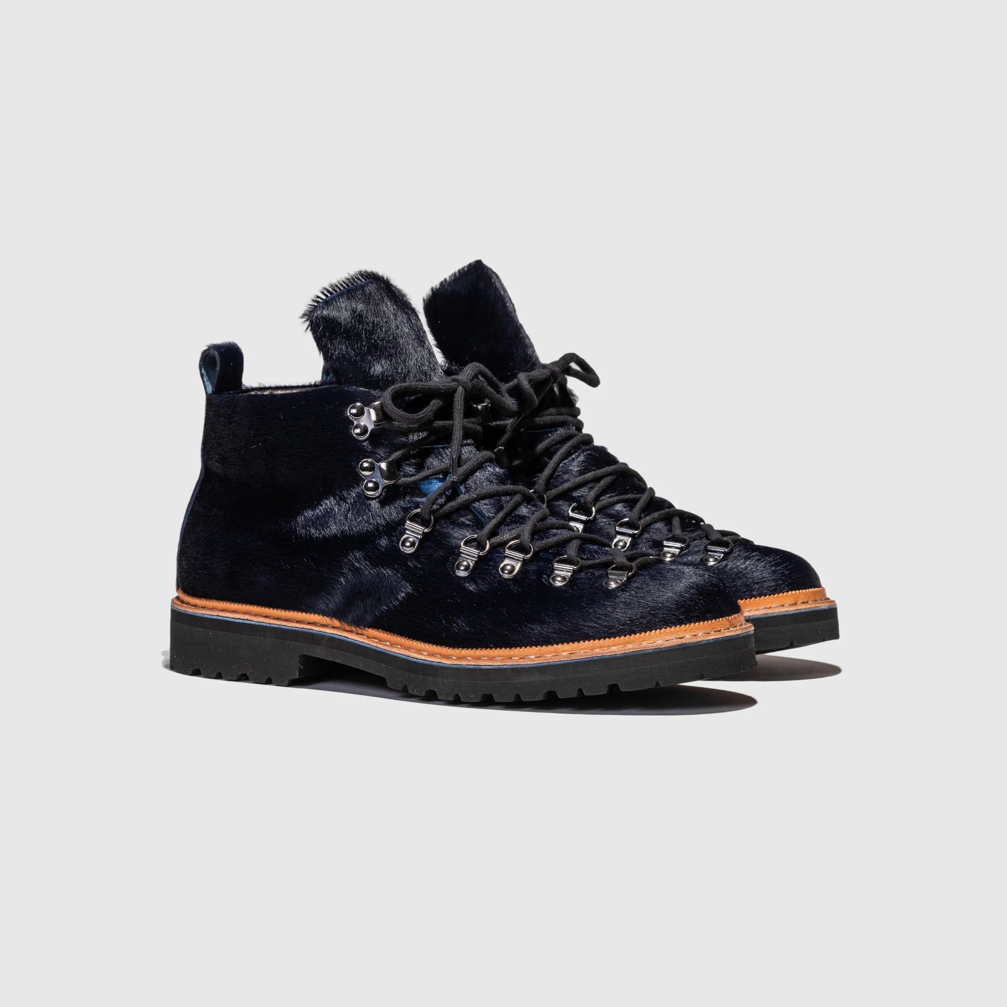 M-120 BOOT "NAVY PONY HAIR" X PACKER