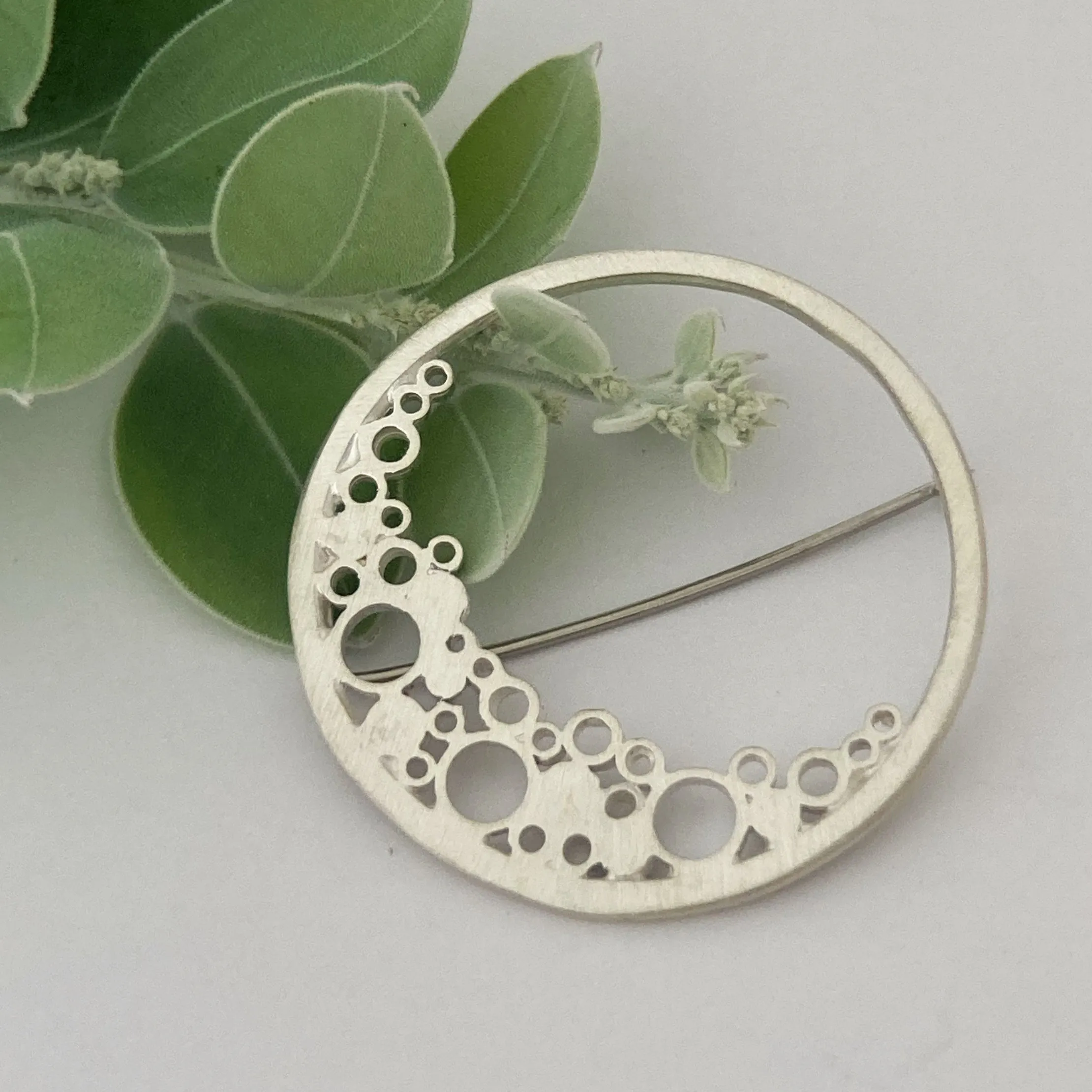 Medium New Moon Brooch