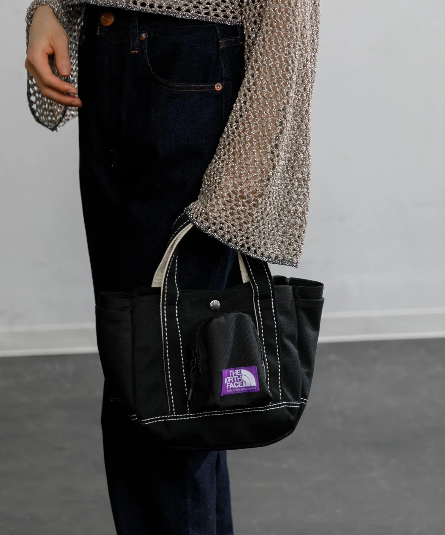 【MEN , WOMEN】THE NORTH FACE PURPLE LABEL CORDURA Canvas Field Tote S