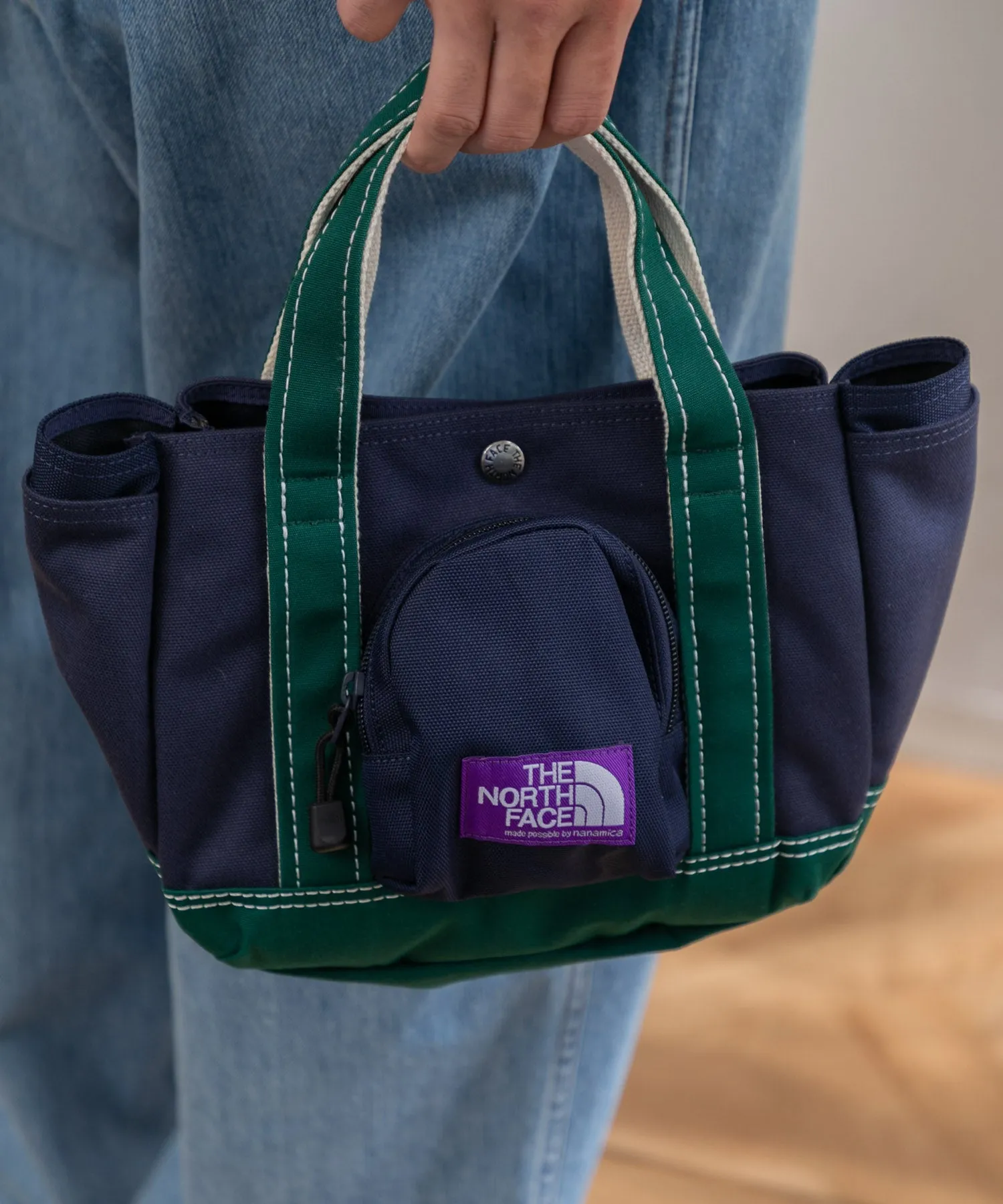 【MEN , WOMEN】THE NORTH FACE PURPLE LABEL CORDURA Canvas Field Tote S