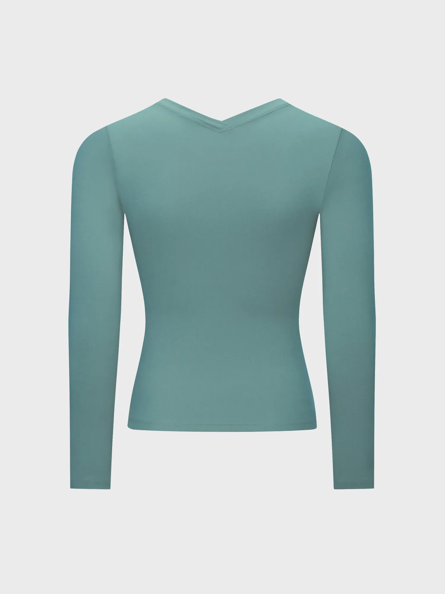 Midsize Slim Fit Skin-Friendly Yoga Sports Long Sleeve Top