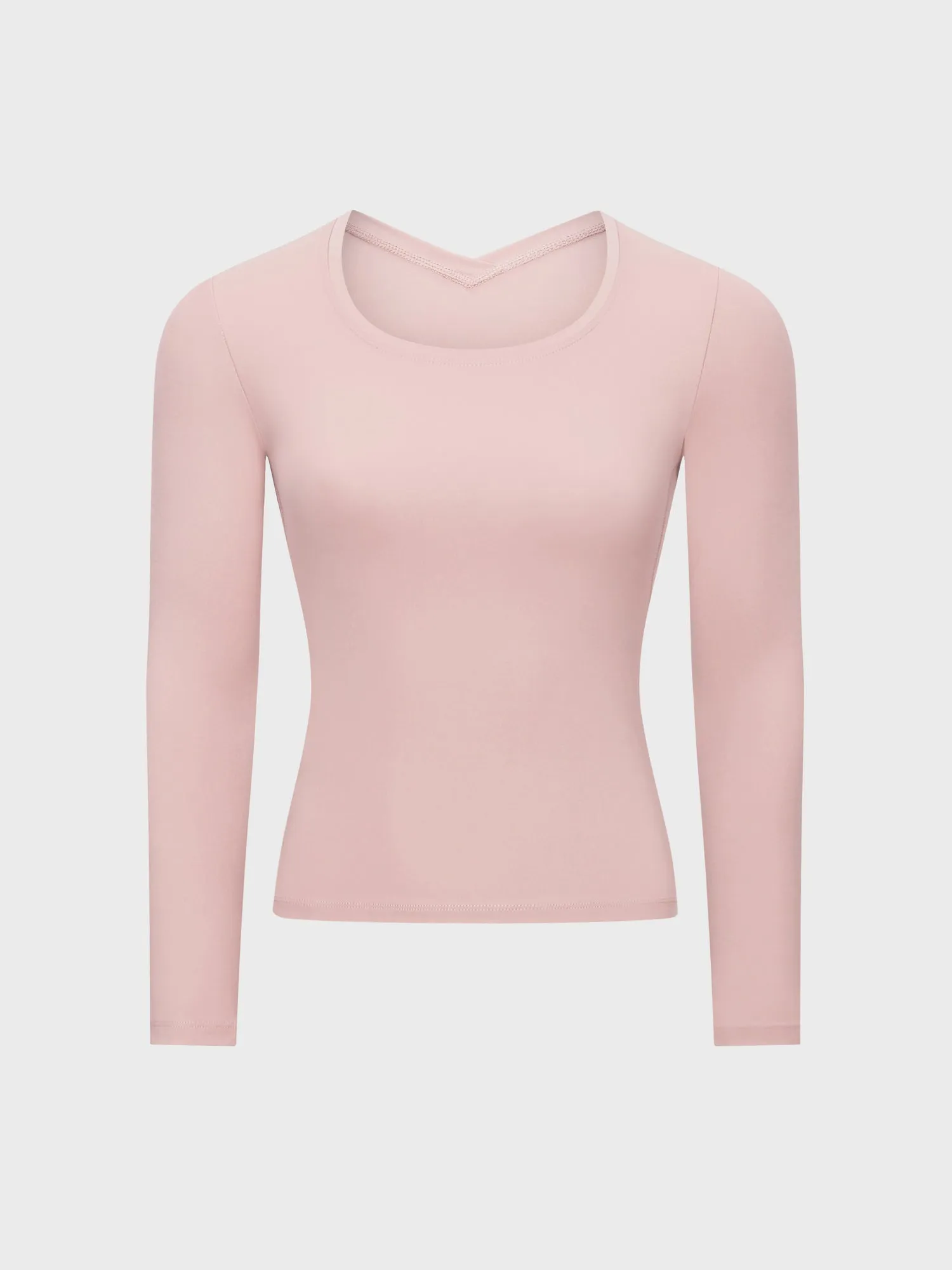 Midsize Slim Fit Skin-Friendly Yoga Sports Long Sleeve Top