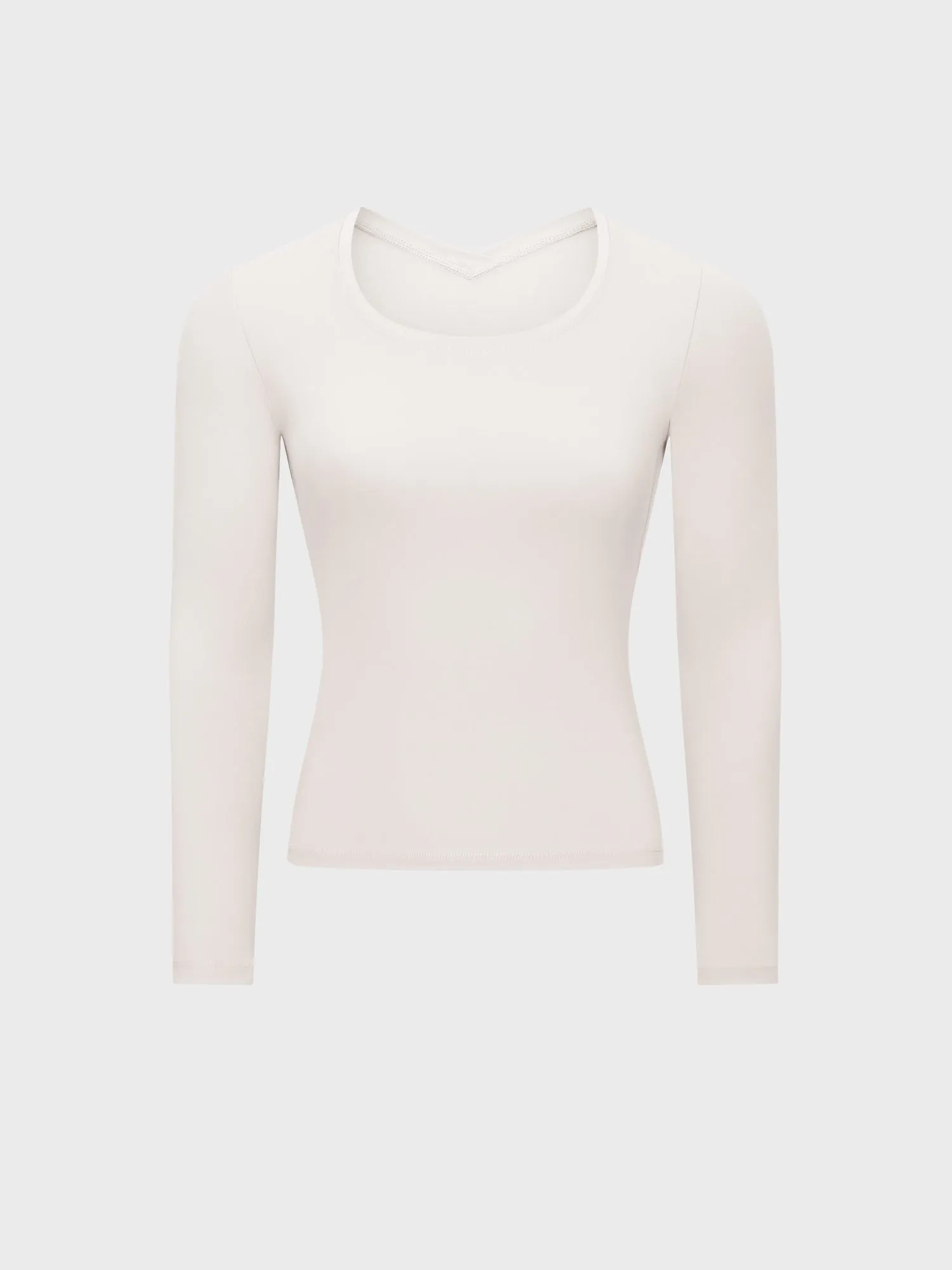 Midsize Slim Fit Skin-Friendly Yoga Sports Long Sleeve Top