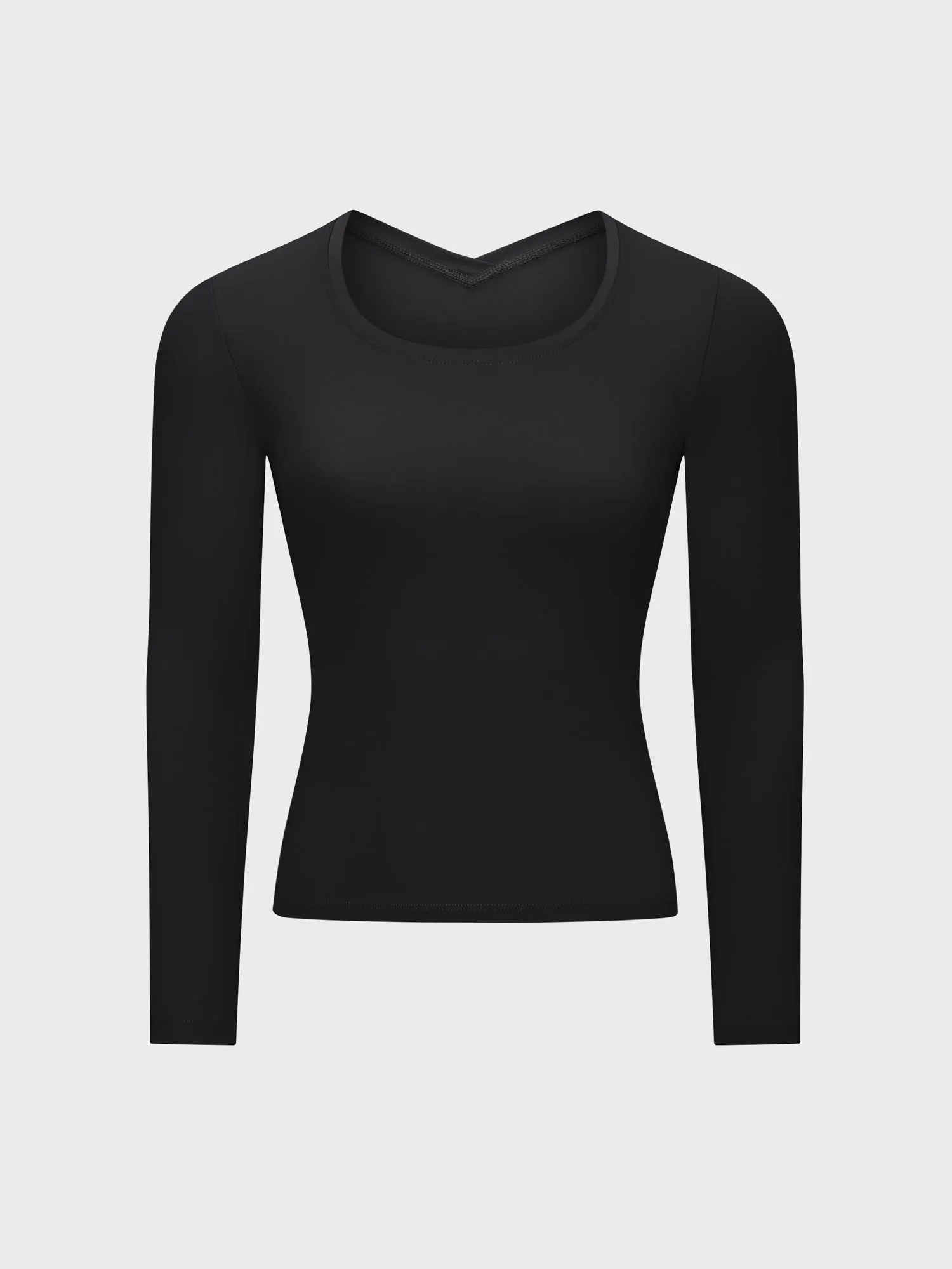 Midsize Slim Fit Skin-Friendly Yoga Sports Long Sleeve Top