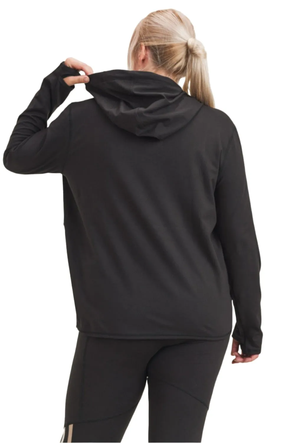 Mono B Long Sleeve Hoodie AT8044 Plus Too