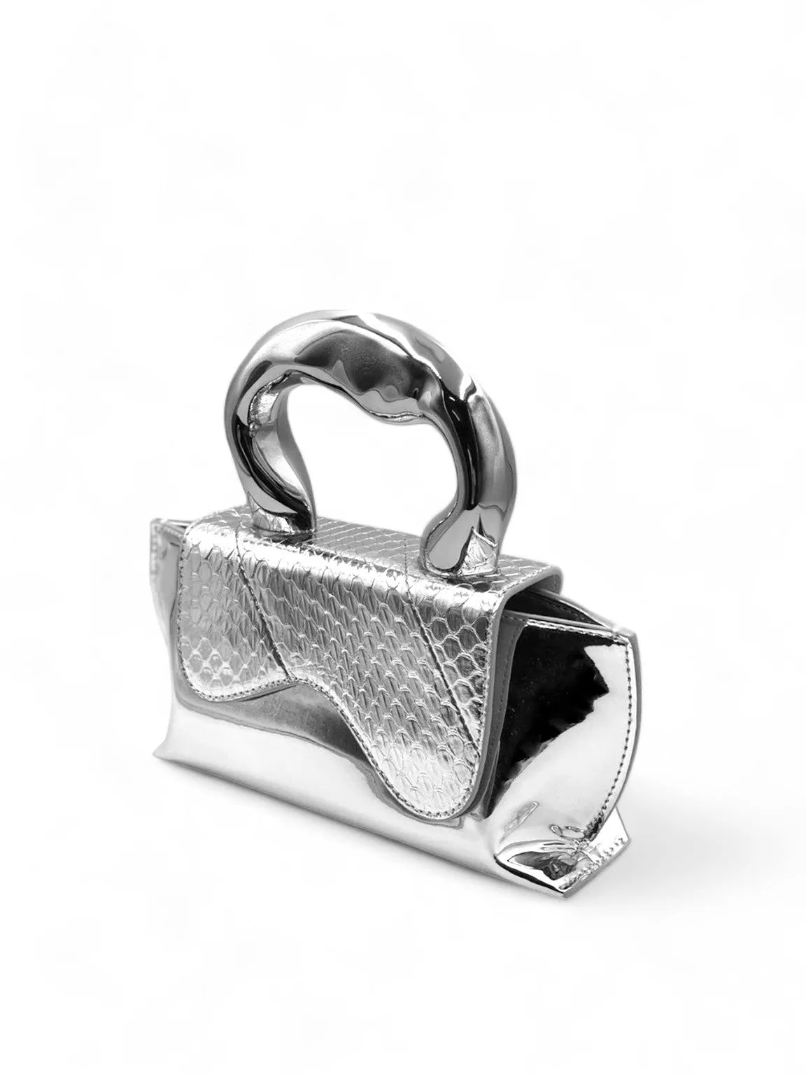 Ola Silver Handle Mini Bag