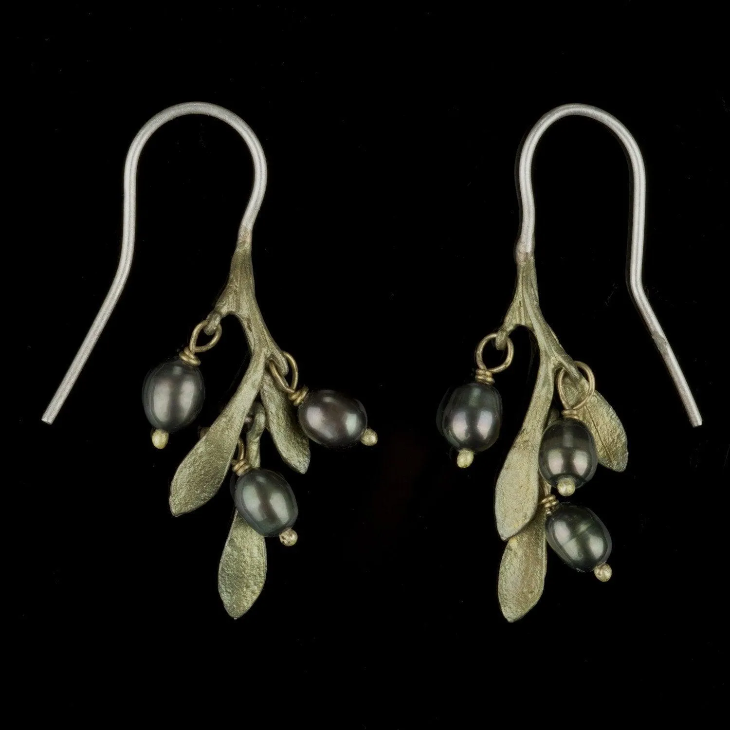 Olive Earrings - Delicate Wire Drop