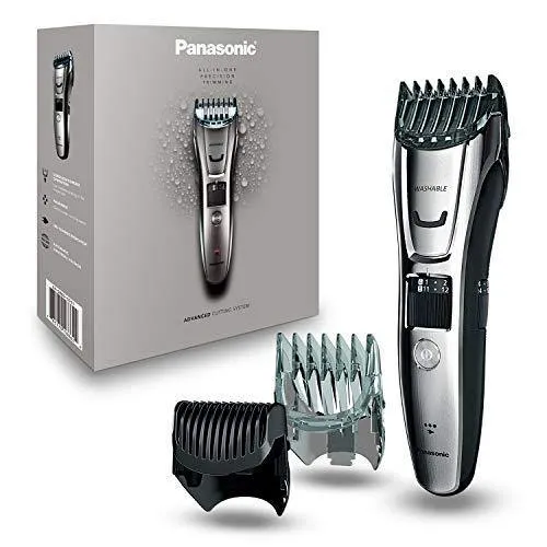 Panasonic Multigroom Beard Trimmer Kit For Face, Head, Body Hair Styling and Grooming, 39 Quick-Adjust Dial Trim Settings, Cordless/Cord, – ER-GB80-S, Silver