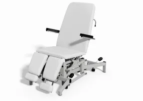 PLINTH TILTING DIVIDED LEG PODIATRY CHAIR