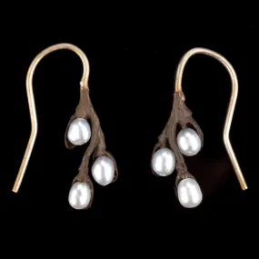 Pussy Willow Earrings - Small Wire Drop