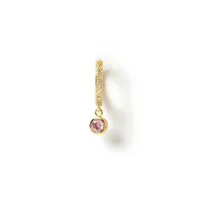 Rhodes Single Stacker Earring - Rose