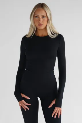 SCULPT Full Length Long Sleeve - Black