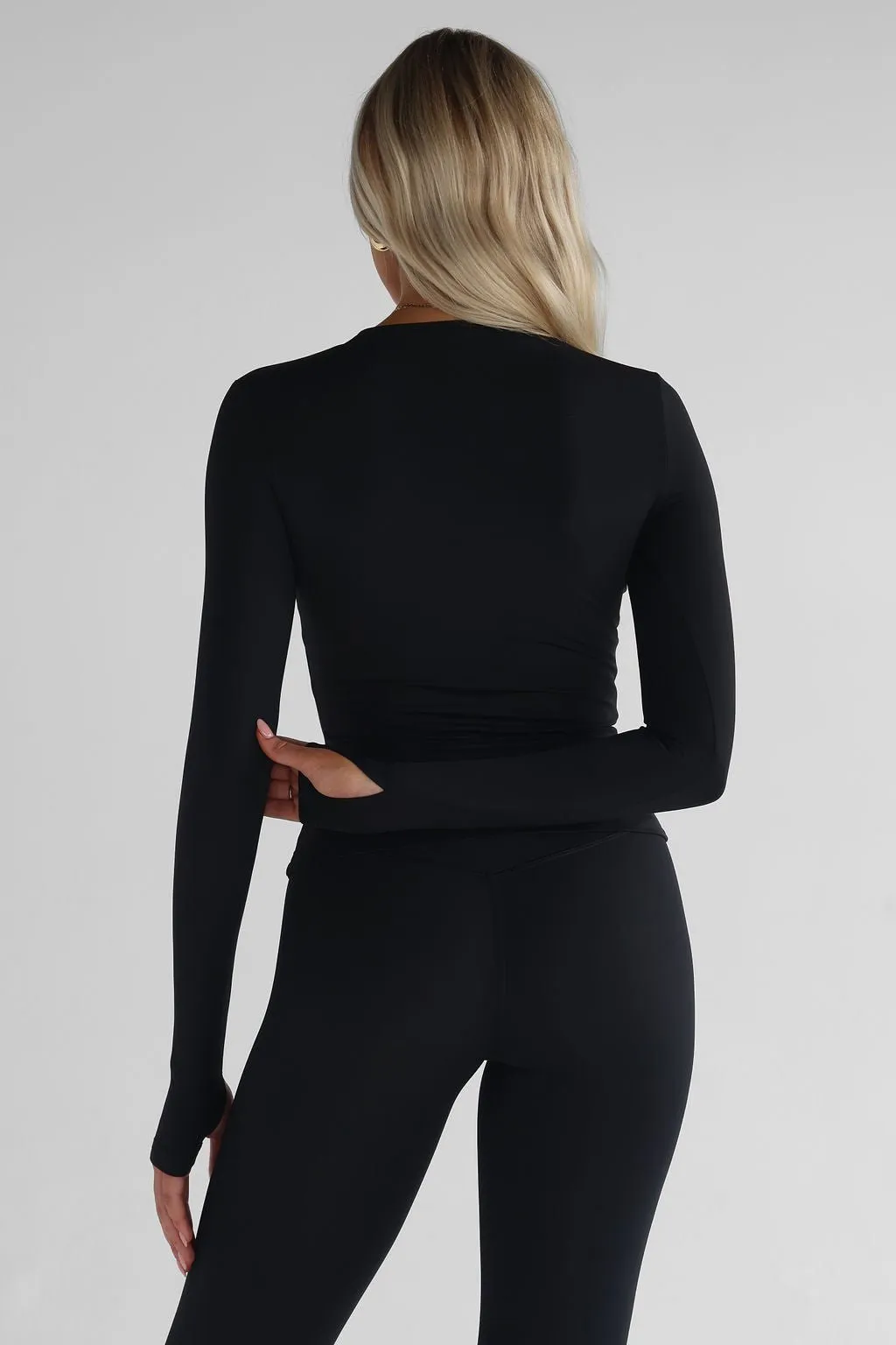 SCULPT Full Length Long Sleeve - Black