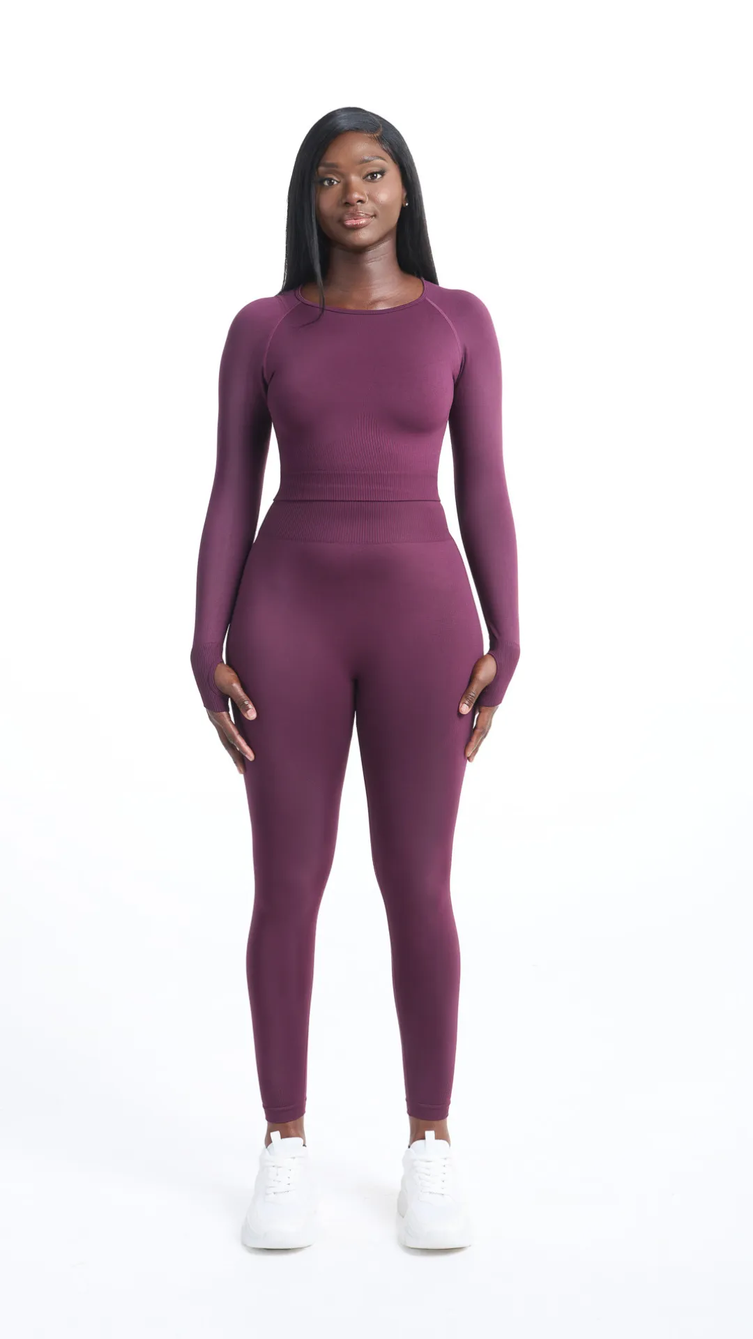 Shavo Seamless Long Sleeve Top - Purple