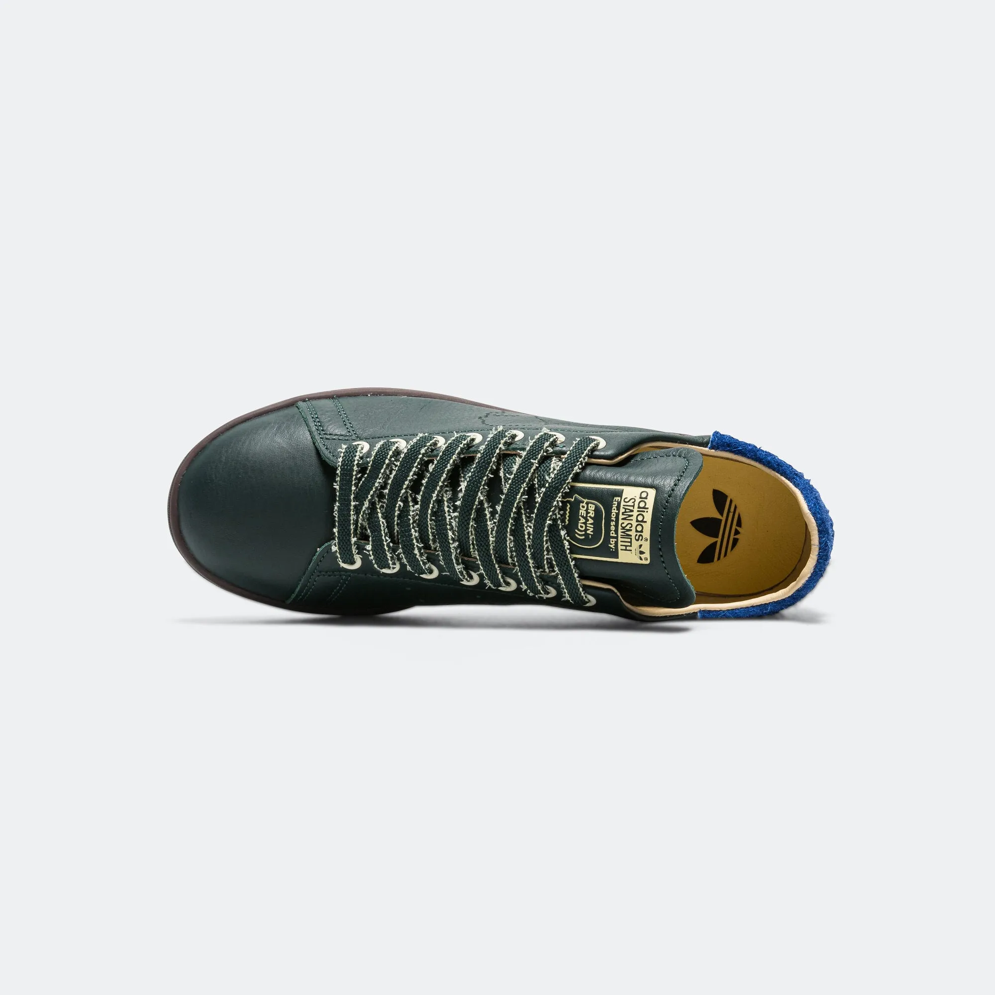 Stan Smith x Brain Dead - Dark Green/Bahia Light Blue-Sand Strata