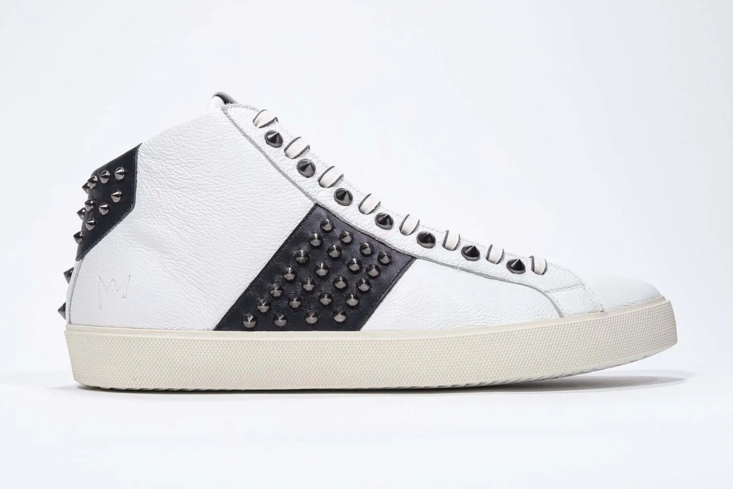 STUDBORN |  White & Navy - Mid top - Men