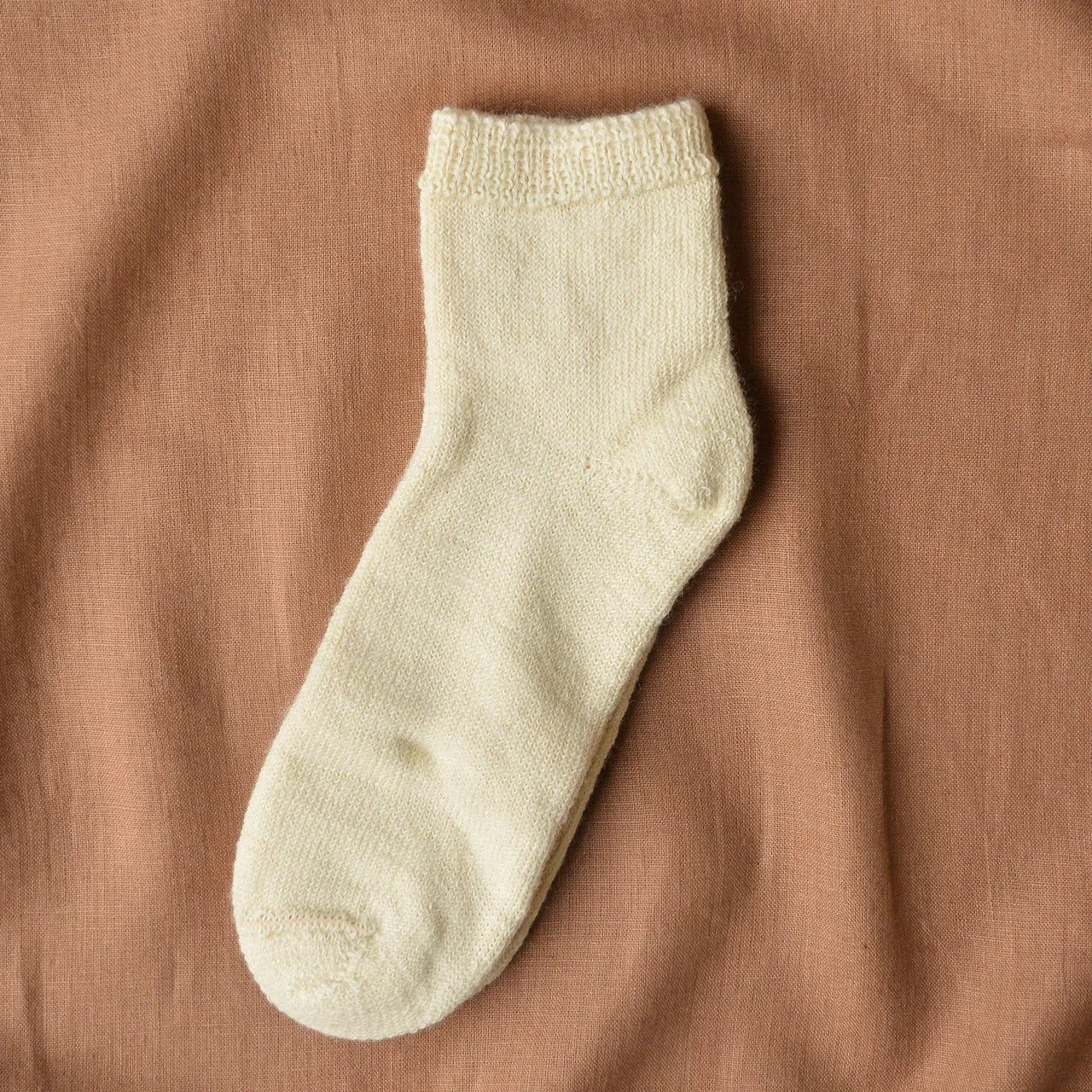 Wellness Ankle Bed Socks - Organic Wool/Silk (Adults 36-43)